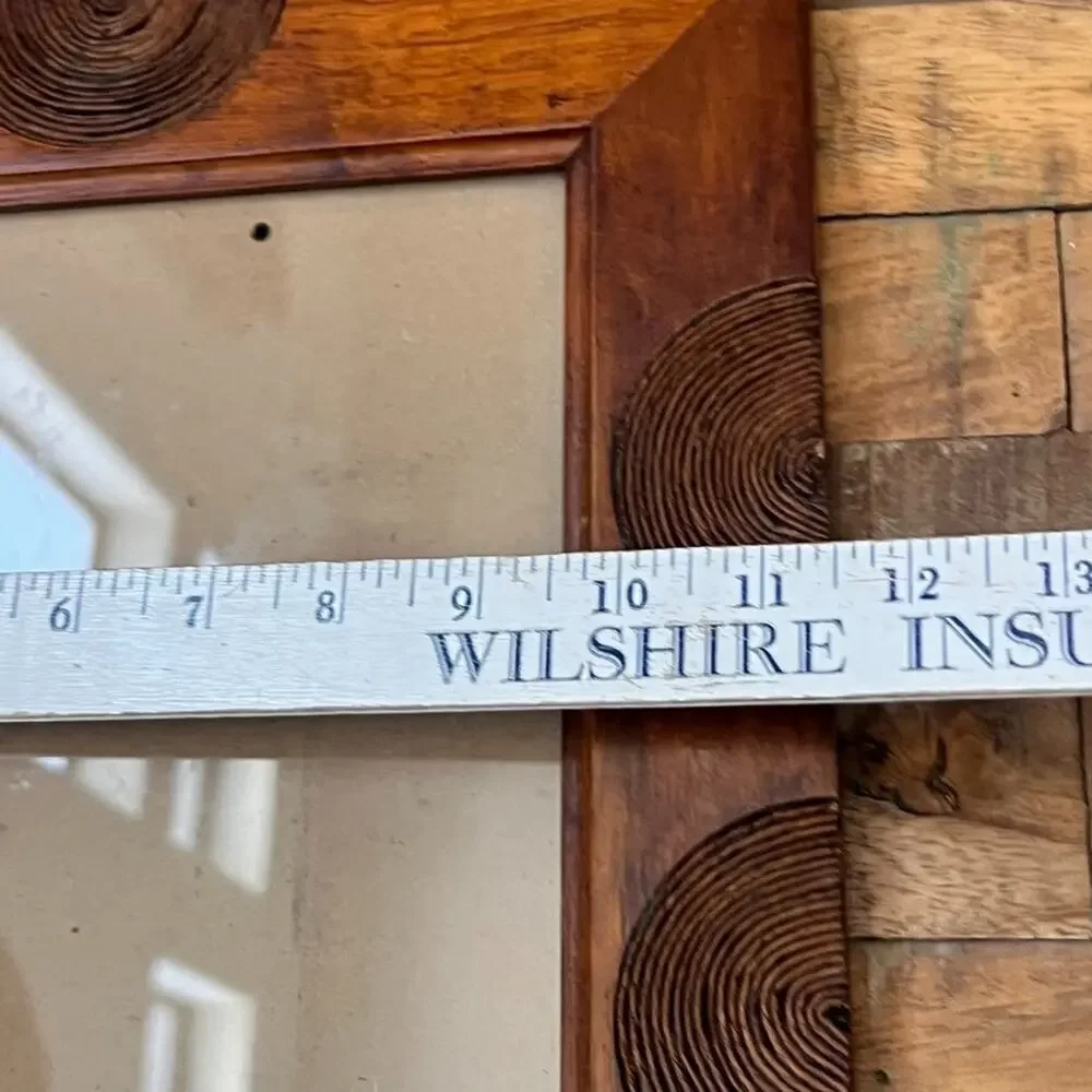 Mid-Century Modern Style Wooden Photo Frame 9.5